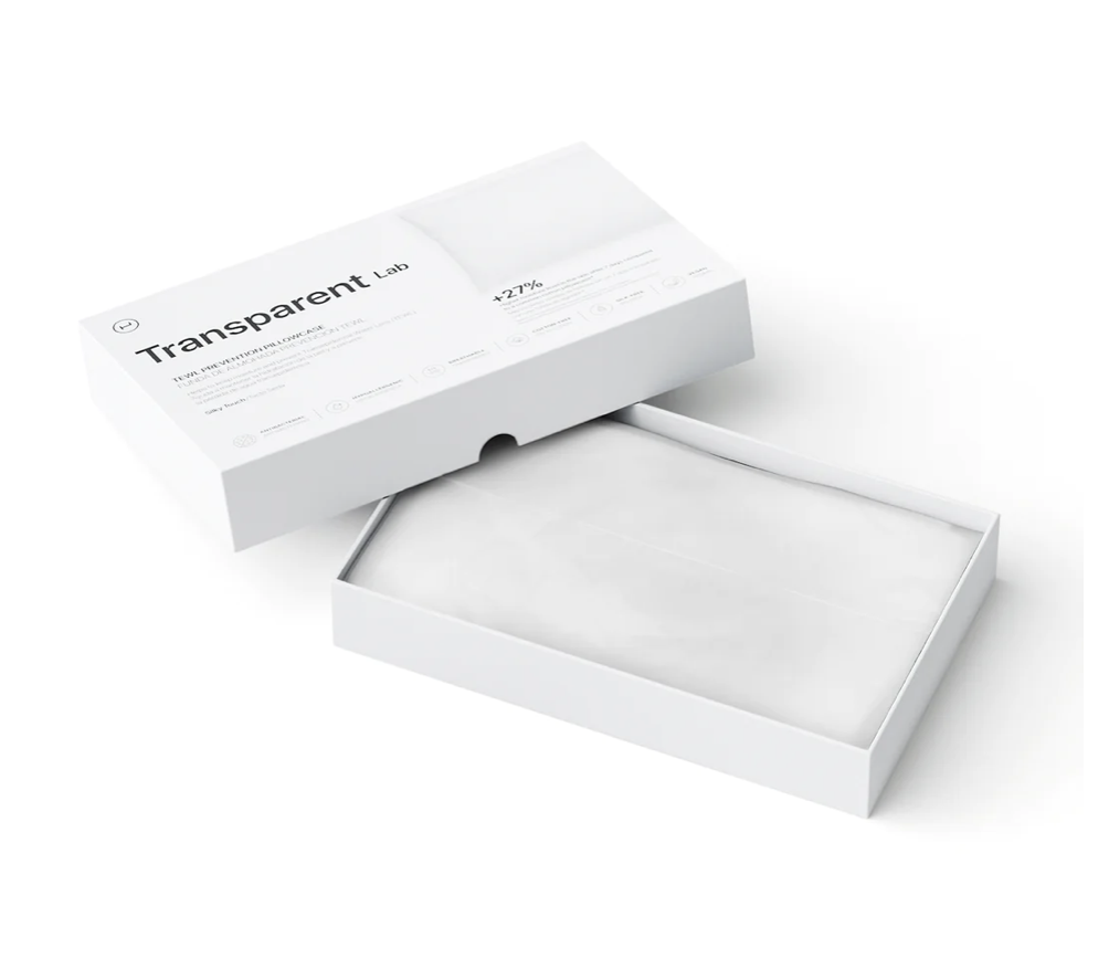 Transparent Lab Pillowcase Queen Size 50x75 - Наволочка із зволожуючими та антивіковими властивостями 50*75 Transparent Lab Pillowcase Queen Size 50x75 - Наволочка із зволожуючими та антивіковими властивостями 50*75